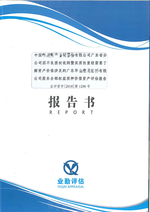 广东公司股东权益质押价格评估