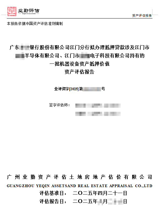 评估报告展示图